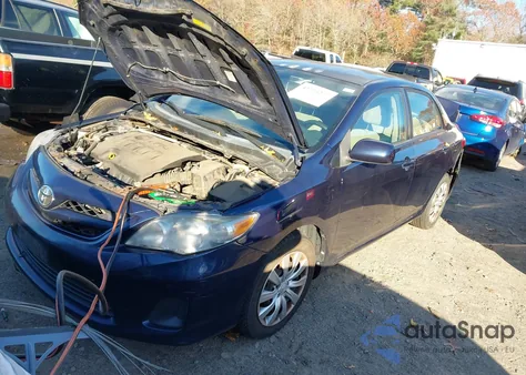 2012 Toyota Corolla Le z USA, uszkodzony, nr VIN 2T1BU4EE0CC799555